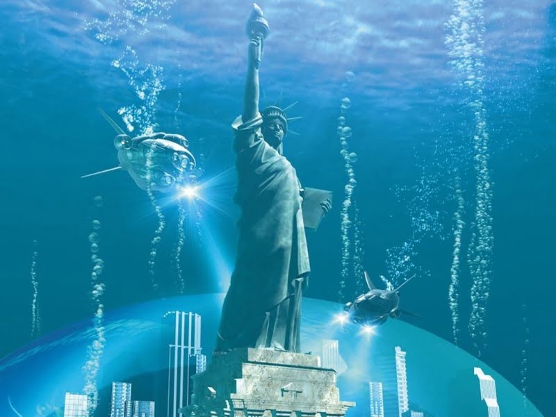 Risultati immagini per new york sommersa dalle acque vedi