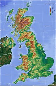 Gran Bretagna cartina