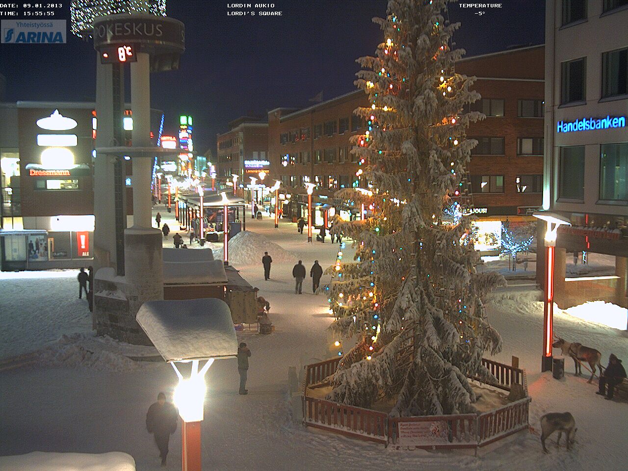 Babbo Natale Webcam.Lo Spettacolo Di Rovaniemi In Inverno Gelo E Neve Le Immagini In Diretta Dalle Webcam Meteo Web