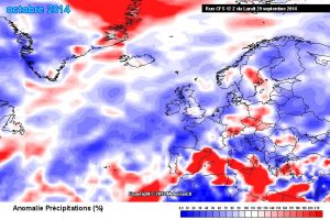 anomalie piogge ottobre 2014 in europa