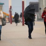 Students-brave-high-winds-and-rain-on-Blackpool-promenade