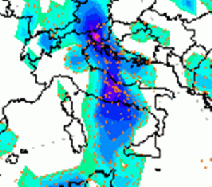 Le forti piogge previste nella notte: attenzione ancora in Friuli e al Centro