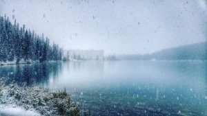 neve lago louise parco nazionale di Banff in canada - alberta (26)