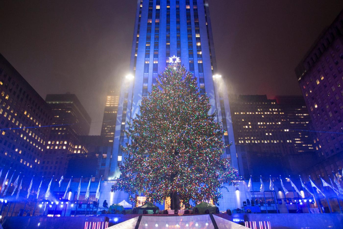 Albero Di Natale New York.New York L Accensione Dell Albero Di Natale A Times Square Gallery Meteo Web