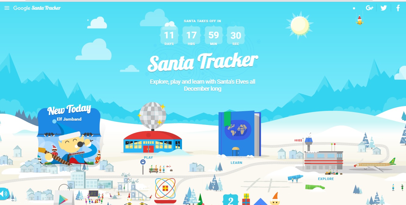 Santa Tracker Il Percorso Di Google Per Seguire Babbo Natale