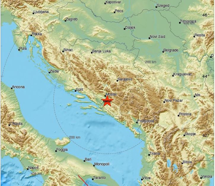 Forte terremoto scuote il Sud della Bosnia: paura tra ...
