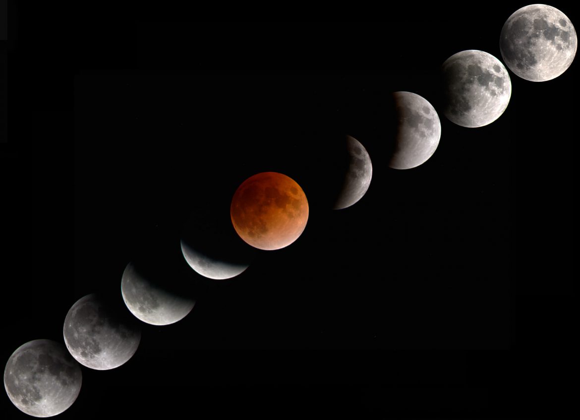 Eclissi lunare totale il 27 luglio 2018 uno spettacolo rarissimo ed