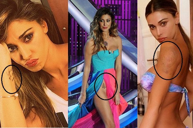 Belen Rodriguez E Il Tatuaggio Della Discordia Arriva La Soluzione Gallery