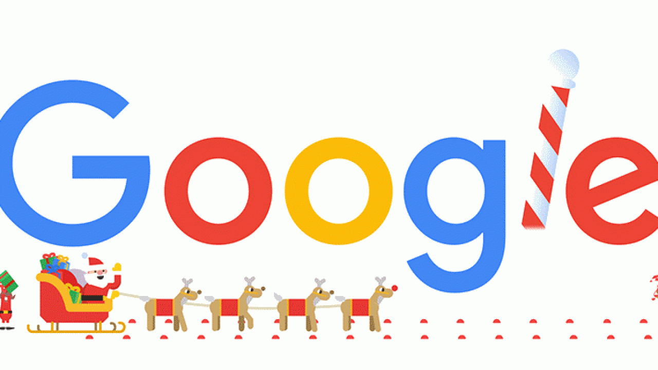 Babbo Natale Google.Holidays 2018 Google Augura Buone Feste Con Un Doodle Babbo Natale Parte Per La Sua Avventura Meteo Web