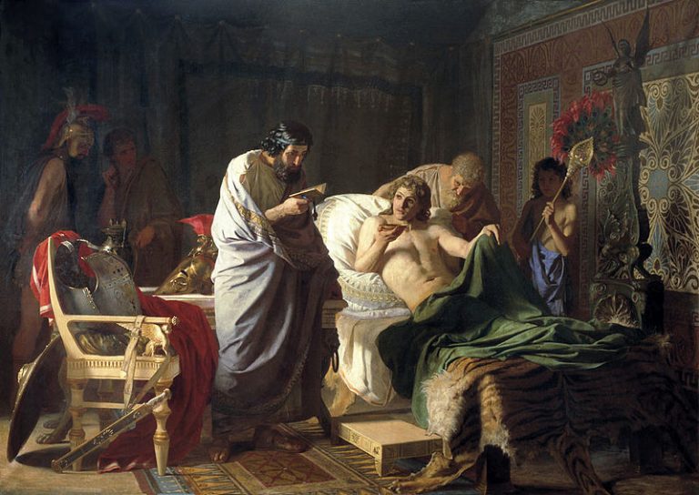 Dolore Per La Morte Di Alessandro Magno