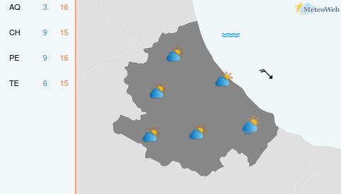 Previsioni Meteo Domenica 25 Ottobre