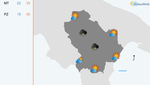 Previsioni Meteo Mercoledì 8 Luglio