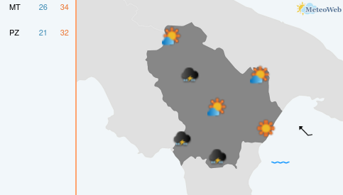 Previsioni Meteo Domenica 2 Agosto