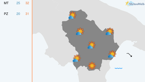 Previsioni Meteo Domenica 23 Agosto