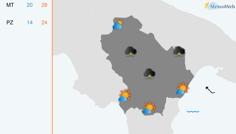 Previsioni Meteo Venerdì 18 Settembre