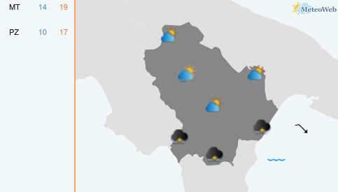 Previsioni Meteo Lunedì 12 Ottobre
