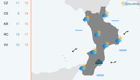 Previsioni Meteo Martedì 17 Marzo