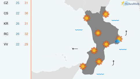Previsioni Meteo Giovedì 10 Settembre
