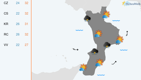 Previsioni Meteo Venerdì 11 Settembre