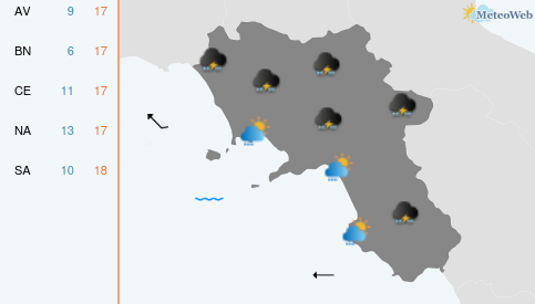 Previsioni Meteo Domenica 8 Marzo