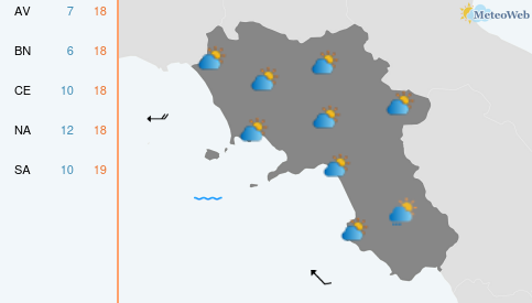 Previsioni Meteo Venerdì 6 Marzo