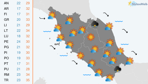Previsioni Meteo Mercoledi 2 Settembre