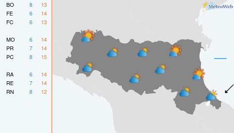 Previsioni Meteo Venerdì 6 Marzo