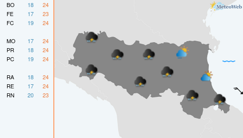 Previsioni Meteo Venerdì 11 Settembre
