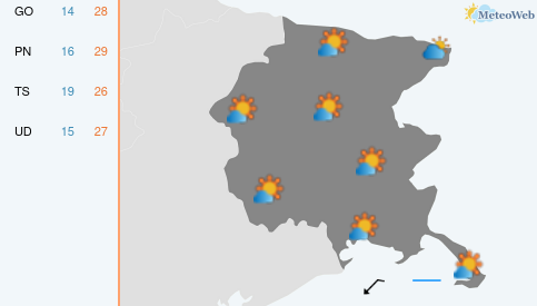 Previsioni Meteo Domenica 20 Settembre