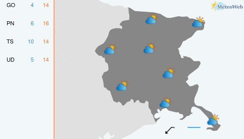 Previsioni Meteo Domenica 25 Ottobre