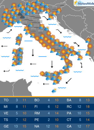 Giovedi 11 Dicembre Previsioni Meteo Giovedi 11 Dicembre