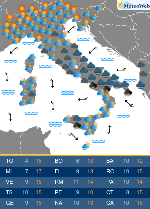 Previsioni Meteo Mercoledi 1 Aprile