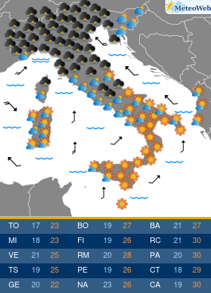 Previsioni Meteo Martedi 2 Giugno