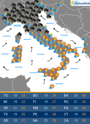 Martedi 2 Giugno Previsioni Meteo Martedi 2 Giugno