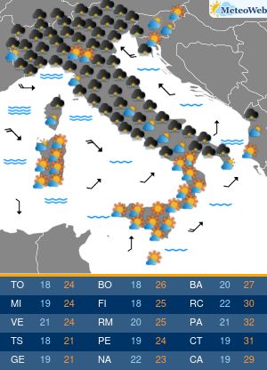 Mercoledi 3 Giugno Previsioni Meteo Mercoledi 3 Giugno