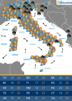 Giovedi 4 Giugno Previsioni Meteo Giovedi 4 Giugno