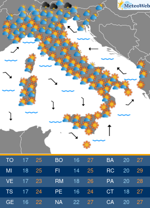 Sabato 6 Giugno Previsioni Meteo Sabato 6 Giugno