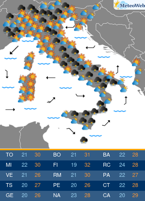Martedi 16 Giugno Previsioni Meteo Martedi 16 Giugno