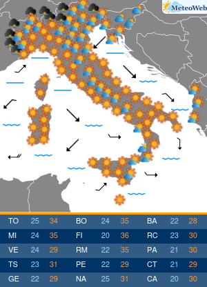 Giovedi 18 Giugno Previsioni Meteo Giovedi 18 Giugno
