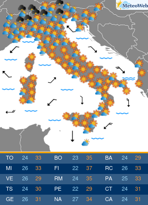 Lunedi 13 Luglio Previsioni Meteo Lunedi 13 Luglio