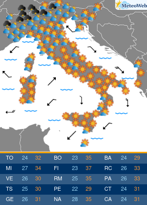 Lunedi 13 Luglio Previsioni Meteo Lunedi 13 Luglio