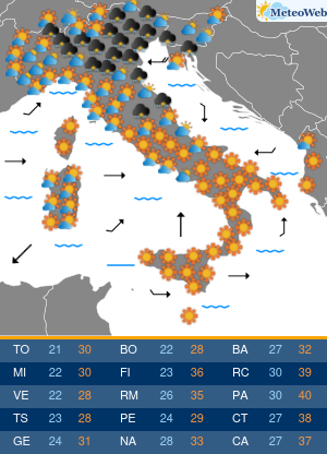 Lunedi 20 Luglio Previsioni Meteo Lunedi 20 Luglio