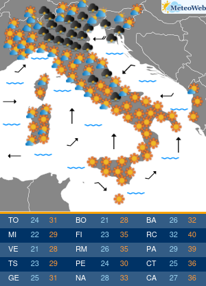 Lunedi 20 Luglio Previsioni Meteo Lunedi 20 Luglio