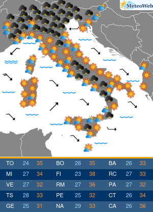 Venerdi 7 Agosto Previsioni Meteo Venerdi 7 Agosto