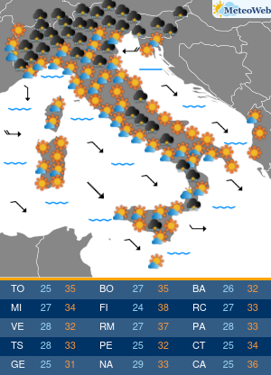 Venerdi 7 Agosto Previsioni Meteo Venerdi 7 Agosto