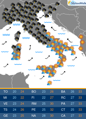 Venerdi 21 Agosto Previsioni Meteo Venerdi 21 Agosto