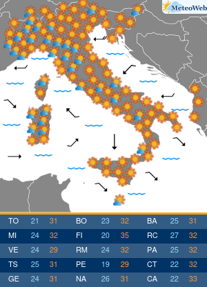 Domenica 6 Settembre Previsioni Meteo Domenica 6 Settembre