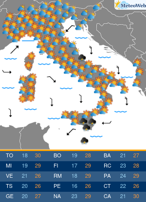 Lunedi 14 Settembre Previsioni Meteo Lunedi 14 Settembre