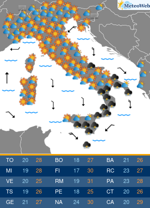Martedi 15 Settembre Previsioni Meteo Martedi 15 Settembre
