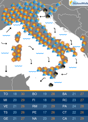 Lunedi 14 Settembre Previsioni Meteo Lunedi 14 Settembre